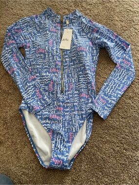 NWT Lilly Pulitzer Rash-guard Swimsuit